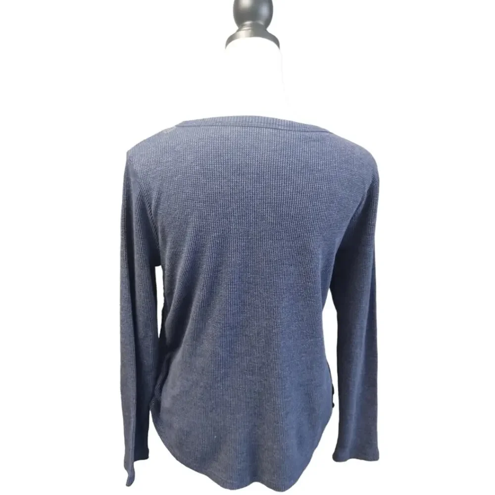 Justice Girls Long Sleeve Shirt color Dark Blue size 16/18